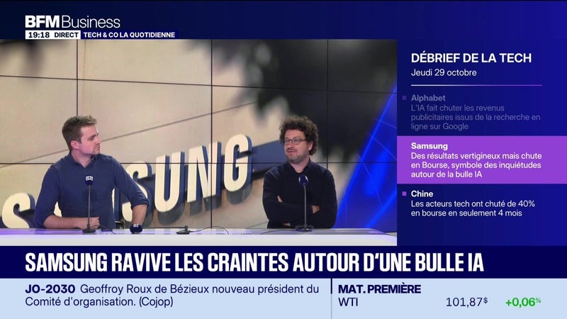 Le Débrief de la tech - Jeudi 29 octobre