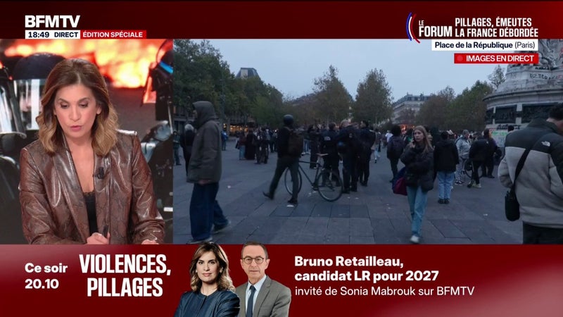 INFO BFMTV. Couvre-feu à Paris sur la place de la République et les rues autour des Halles de 22h à 6h