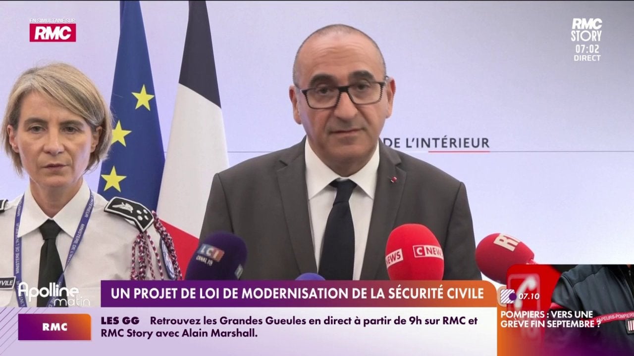 Un projet de loi de modernisation de la sécurité civile