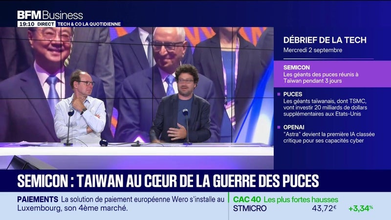 SEMICON : Taiwan au cœur de la guerre des puces - 02/09