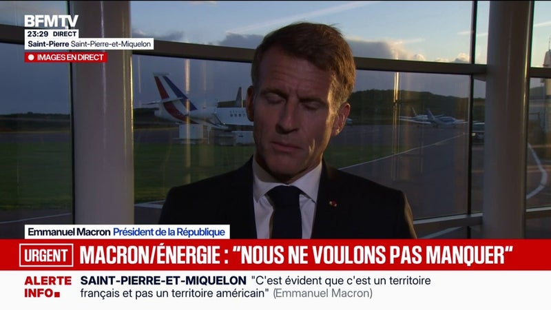 Énergies: "Évidemment qu'il y a aujourd'hui un marché mondial qui est sous tension", reconnaît Emmanuel Macron