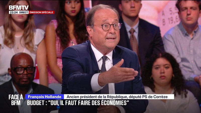 Budget: "Si on demande un effort, cela doit être à ceux qui ont le plus gagné", explique François Hollande, ancien président de la République