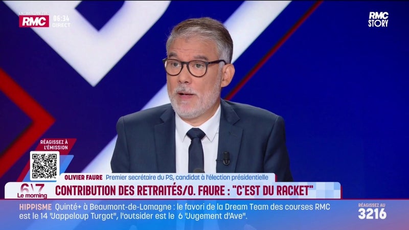 Contribution des retraités / Olivier Faure : "C'est du racket"