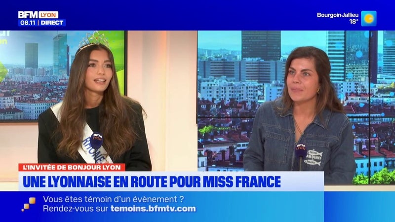La nouvelle miss Rhône Alpes 2026, Julia Grid-Costantino est l'invité de Bonjour Lyon