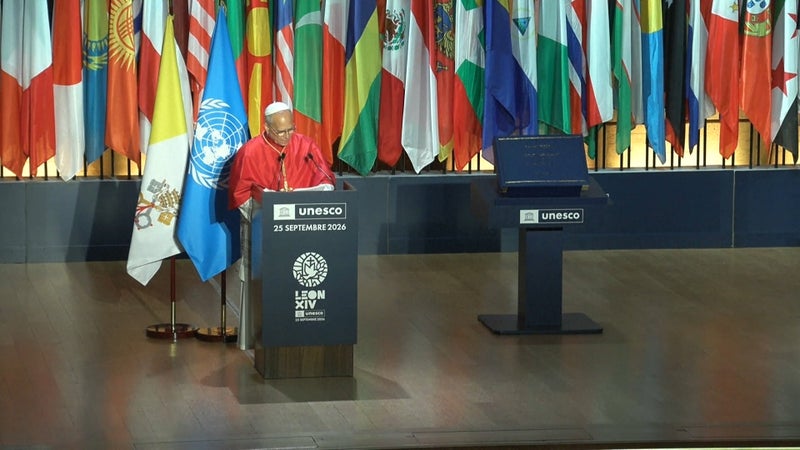 DIRECT. Visite du pape en France: à l'Unesco, Léon XIV estime que la plus "terrible des œuvres humaines est la guerre"