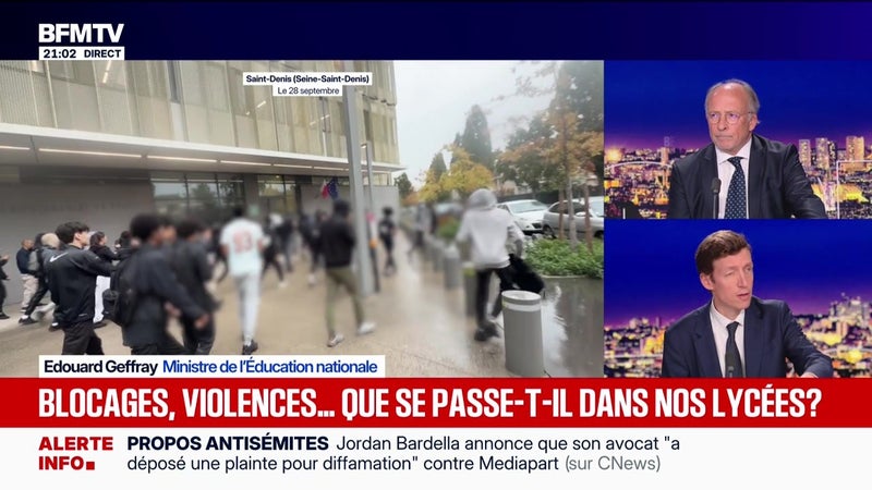 Blocages, violences... que se passe-t-il dans nos lycées ? - 28/09