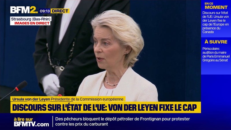 "Nous avons là une Europe dont nous pouvons être éminemment fiers" déclare Ursula von der Leyen