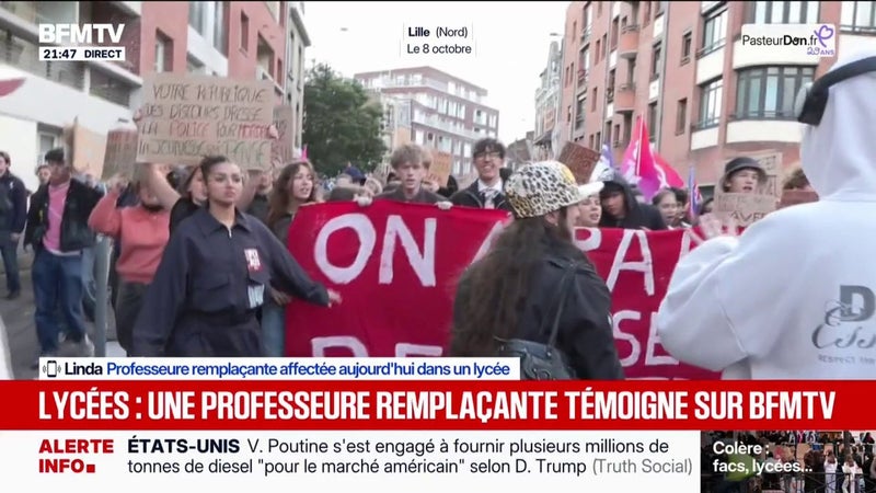 Arrivée de 3.000 professeurs remplaçants après la mobilisation lycéenne: le témoignage d'une professeure affectée aujourd’hui dans un lycée sur BFMTV