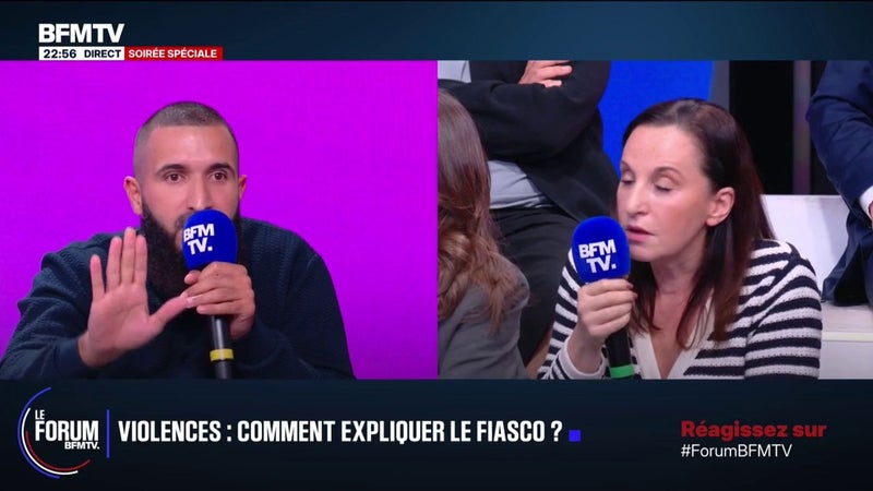 FORUM BFMTV - Violences le week-end du 17 octobre: "Depuis la création de la République, la France a toujours été scissionnée", rappelle Kévin, gardien d’immeuble