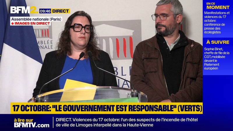 LFI pointée du doigt après le 17 octobre: l'écologiste Cyrielle Chatelain accuse le gouvernement de "créer des contrevérités"