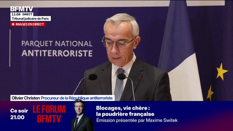 Attentat raciste dans les Yvelines: le pronostic vital d'une des personnes blessées "demeure engagé", indique le procureur de la République antiterroriste