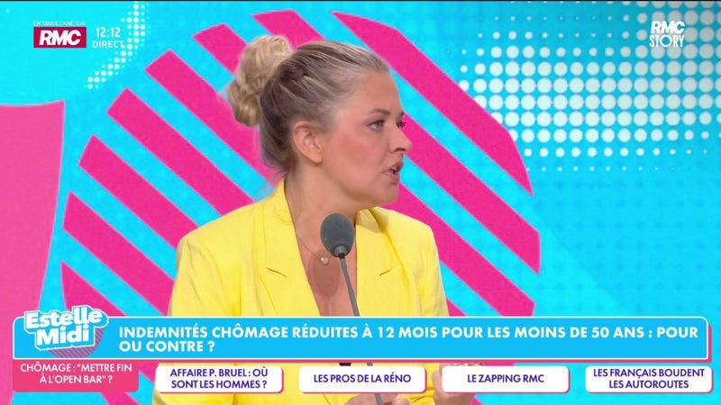 Indemnités chômage réduites à 12 mois pour les moins de 50 ans : "Ce qui me gêne, c'est qu'il y a différents chômeurs", nuance Carine Galli