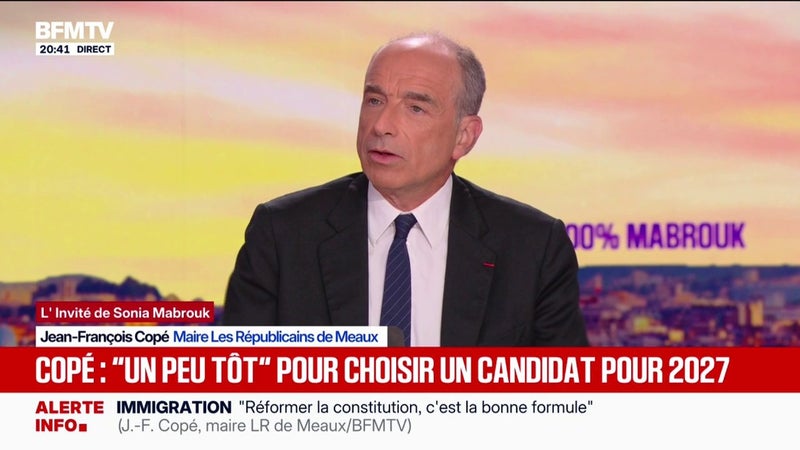 Présidentielle: "Il n'y a plus de primaire possible" à droite, affirme Jean-François Copé, maire Les Républicains de Meaux