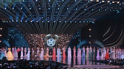 Les candidates finalistes à Miss Monde, le 31 mai 2025 en Inde