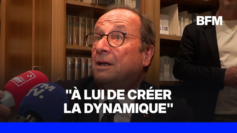 François Hollande réagit à la victoire de Raphaël Glucksmann à la primaire sociale-démocrate