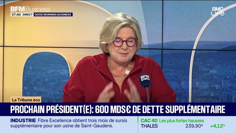 La tribune éco : Prochain président(e), 600 milliards d’euros de dette supplémentaire - 16/09