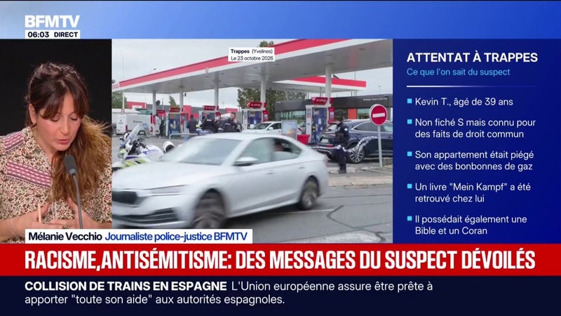 Attentat à Trappes: les messages racistes et islamophobes du principal suspect