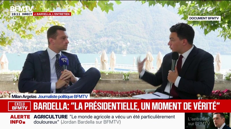 Tension entre Marine Le Pen et Jordan Bardella: "Il y a avec Marine Le Pen, une affinité politique et personnelle indéfectible", déclare le président du Rassemblement national