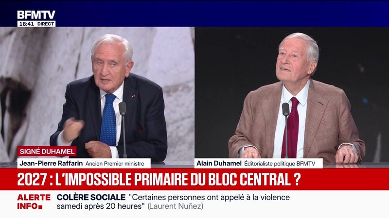 SIGNÉ DUHAMEL - 2027 : l'impossible primaire du bloc central ? - 29/10