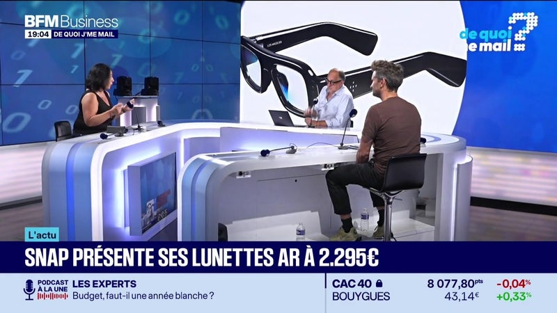 De Quoi J'me Mail : Snap présente ses lunettes AR à 2 295 euros (1/2) - 25/09