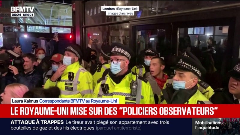 Les "policiers observateurs" au cœur de la stratégie du maintien de l'ordre au Royaume-Uni