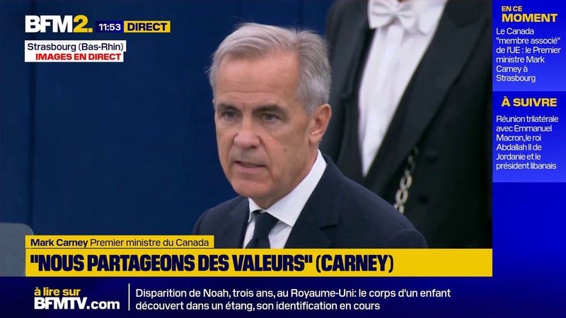 Alliance Canada-UE: "Nous partageons des valeurs", déclare le Premier ministre canadien, Mark Carney