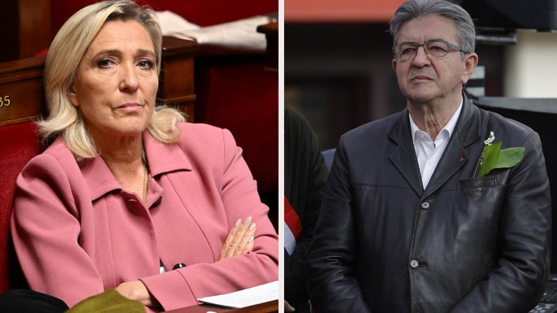 Manifestations du 17 octobre: Marine Le Pen s'en prend à La France insoumise, Jean-Luc Mélenchon juge "lamentable" la stratégie du maintien de l'ordre