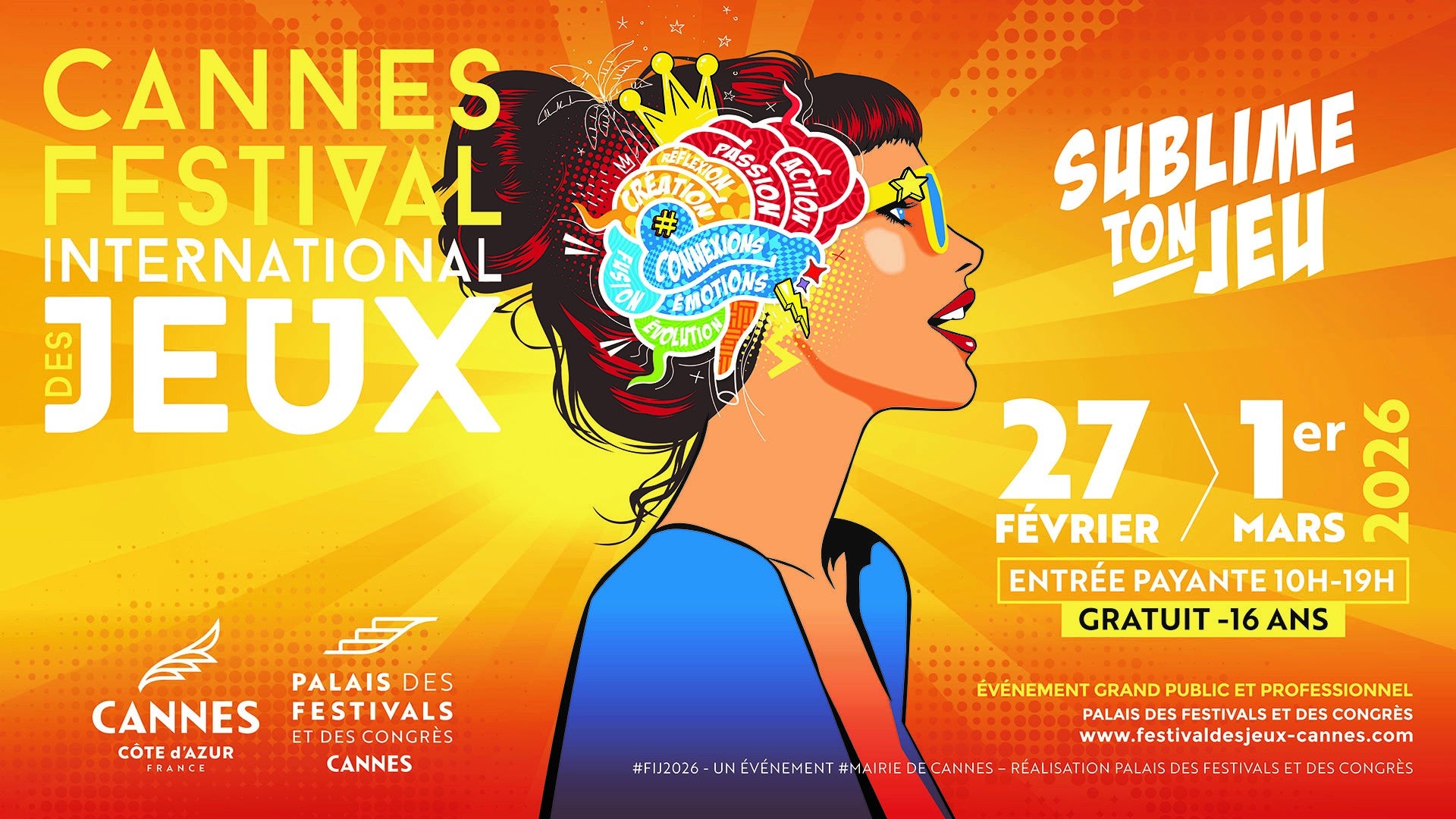 A GAGNER : VOS PLACES POUR LE FESTIVAL INTERNATIONAL DES JEUX DE CANNES