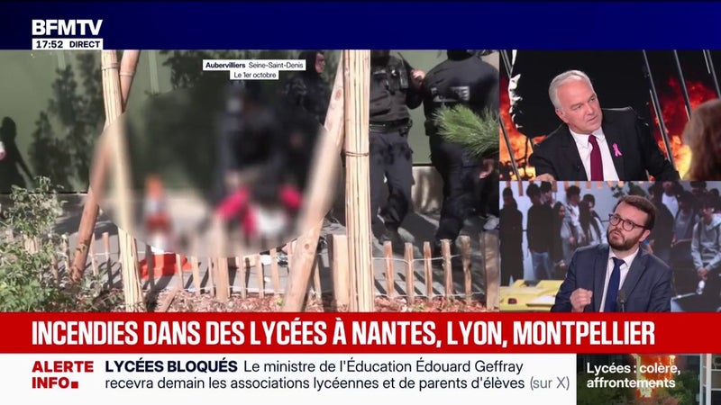 Blocage des lycées: "Le problème, c'est que les images de violences sont plus fortes que le message envoyé", pointe Arthur Delaporte, député "Socialistes et apparentés"