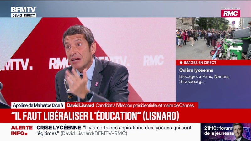 Éducation : "Le financement public doit suivre le choix des parents", affirme David Lisnard, candidat “Nouvelle Énergie” à la présidentielle, mettant en avant le système des pays baltes.
