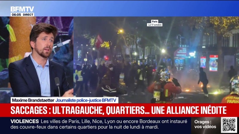 17 octobre: derrière les scènes de violence, "une alliance inédite entre ultragauche et jeunes des cités", selon des sources sécuritaires