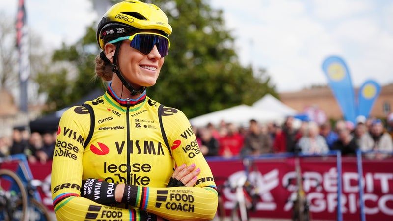 Pauline Ferrand Prevot lors des Strade Bianche le 7 mars 2026 2265009