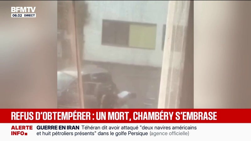 Refus d'obtempérer: un mort, Chambéry s'embrase
