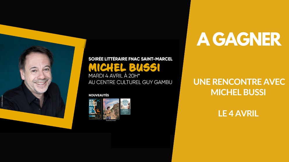 A gagner : rencontre avec Michel Bussi en Normandie