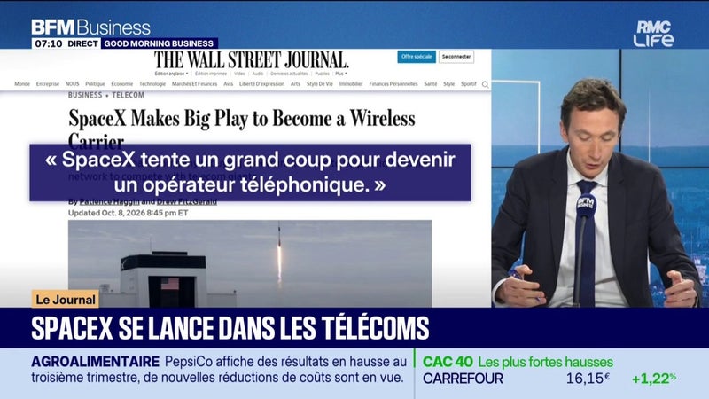 SpaceX à la conquête des télécoms