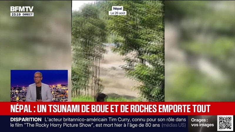 Népal : un tsunami de boue et de roches emporte tout - 26/08