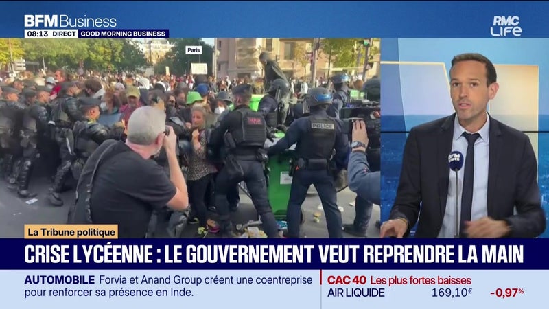 La tribune politique : Crise lycéenne, le gouvernement veut reprendre la main - 07/10