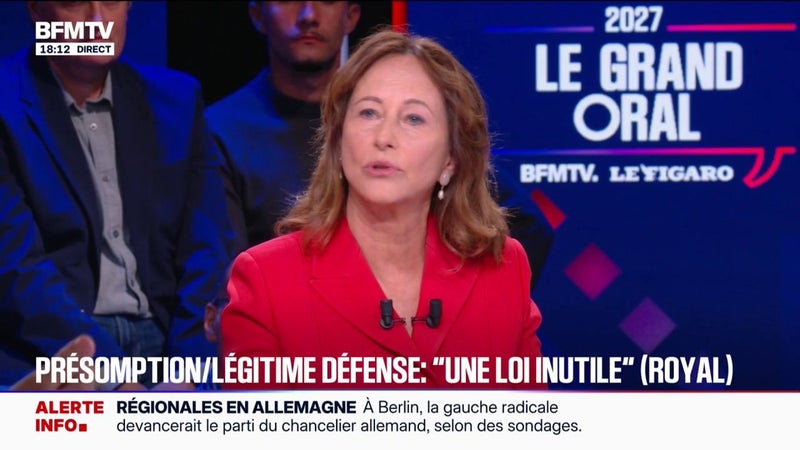 "Il y a des policiers qui peuvent commettre des fautes extrêmement graves", déclare Ségolène Royal, candidate à la primaire socialiste