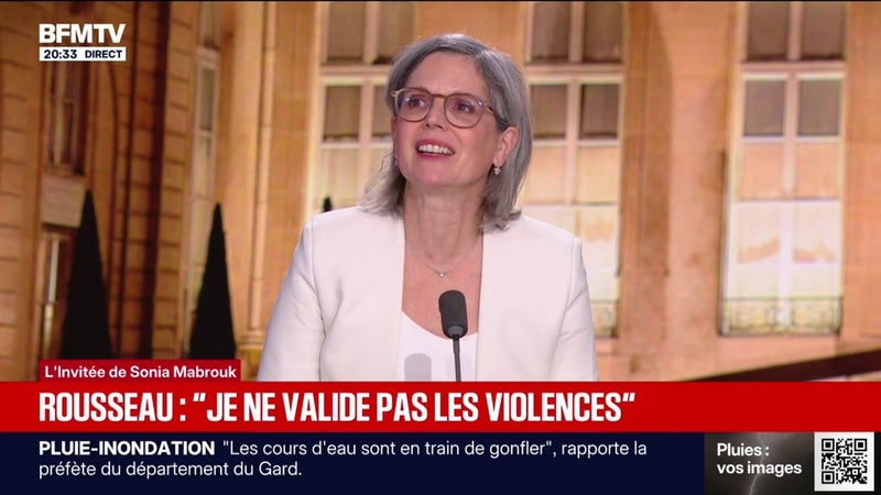 "Les universités ont aussi beaucoup de matière pour protester", assure Sandrine Rousseau, députée "Écologiste et Social" de Paris