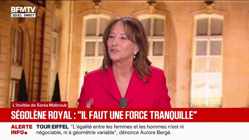 "Si j'arrive aux responsabilités, il n'y aura pas de révolte sociale", assure Ségolène Royal, candidate à la primaire socialiste