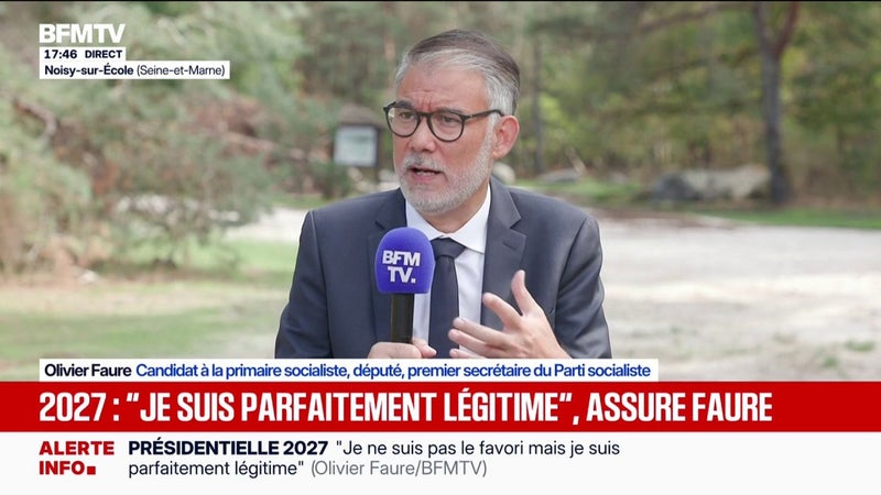 Olivier Faure, Premier secrétaire du PS et candidat à la primaire socialiste: "Notre vocation est de rassembler largement la gauche et les écologistes pour pouvoir avancer"