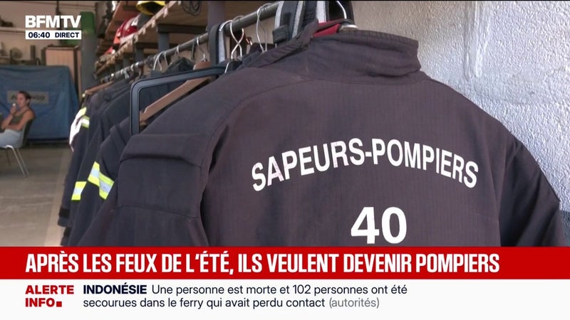 Landes: après les incendies de cet été, de nombreuses candidatures déposées pour devenir pompier volontaire