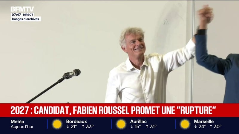 Le secrétaire national du Parti communiste, Fabien Roussel, officialise sa candidature à l'élection présidentielle