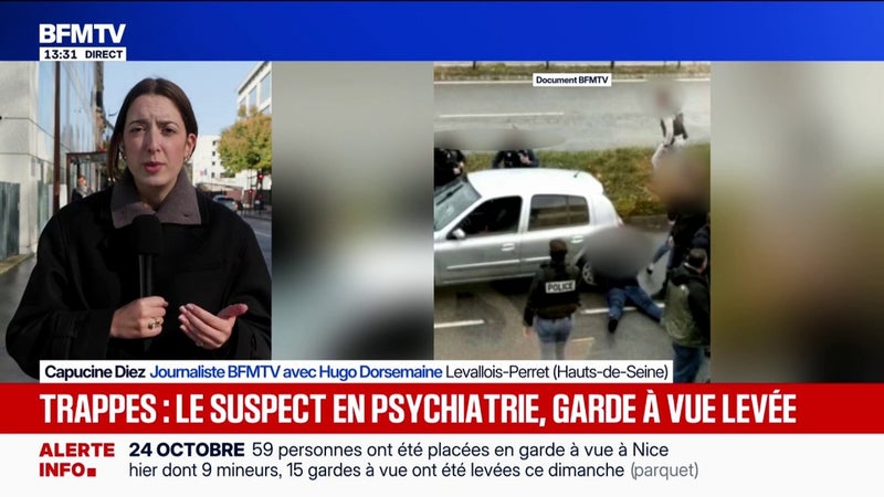Attentat raciste à Trappes: le suspect testé positif à la cocaïne et au cannabis lors de sa garde à vue
