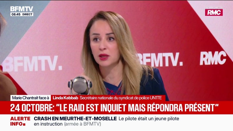 "Lorsque la sécurité n'est plus garantie, les libertés elles sont attaquées", dénonce Linda Kebbab, secrétaire nationale du syndicat de police UNITÉ