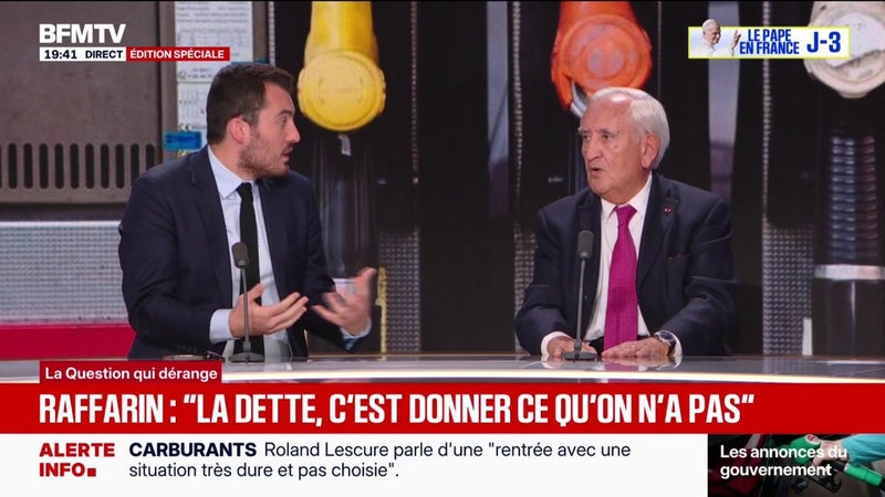 "On est dans un système irresponsable", affirme Jean-Pierre Raffarin, ancien Premier ministre