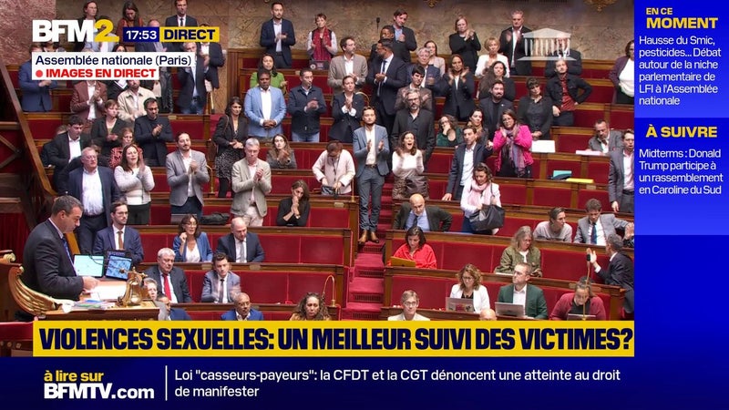 Les députés adoptent le texte sur la gratuité des soins pour les victimes de violences sexuelles