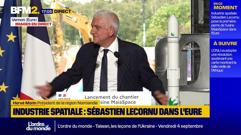 Industrie spatiale: "Elon Musk fais gaffe, MaiaSpace arrive", lance Hervé Morin