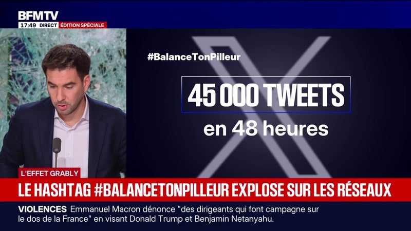 L'EFFET GRABLY - Le hashtag "Balancetonpilleur" explose sur les réseaux sociaux