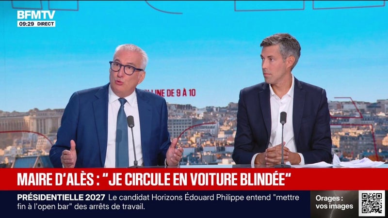 "C'est l'enfer au quotidien": cible de menaces cet été, le maire d'Alès indique qu'il "continue d'être protégé"